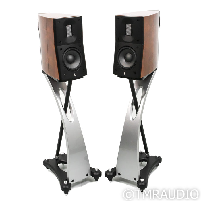 Raidho Acoustics TD1.2 Bookshelf Speakers; Gloss Walnut Pair w/ Stands