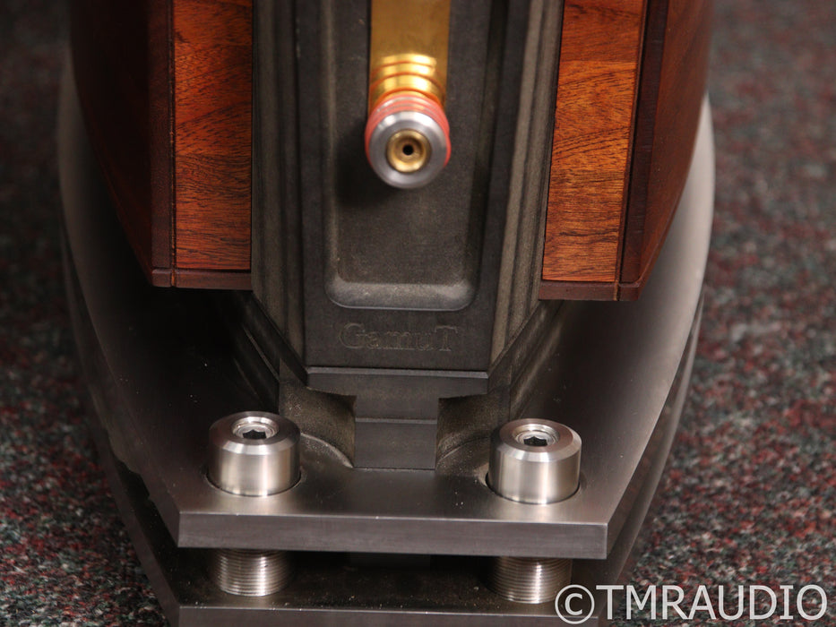 GamuT S9 Floorstanding Speakers; Solid Walnut Pair