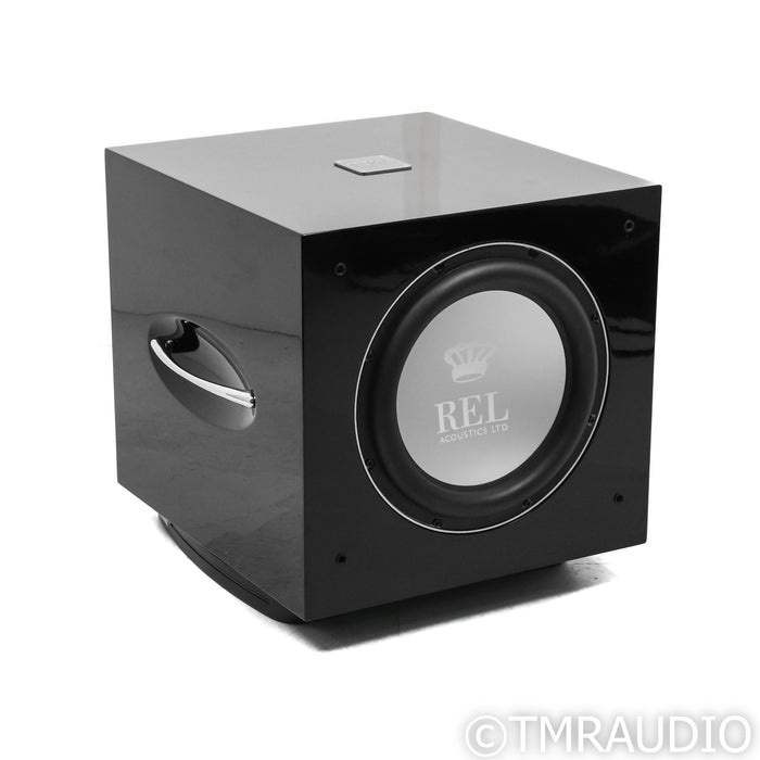REL Acoustics S/812 12" Powered Subwoofer; Piano Black
