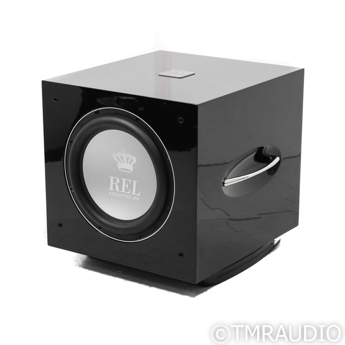 REL Acoustics S/812 12" Powered Subwoofer; Piano Black