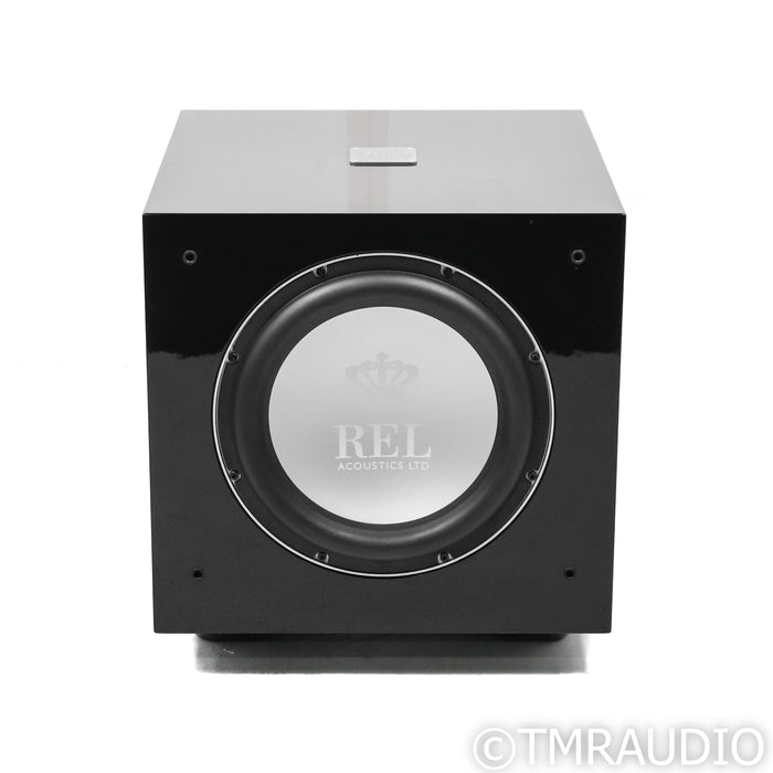 REL Acoustics S/812 12" Powered Subwoofer; Piano Black