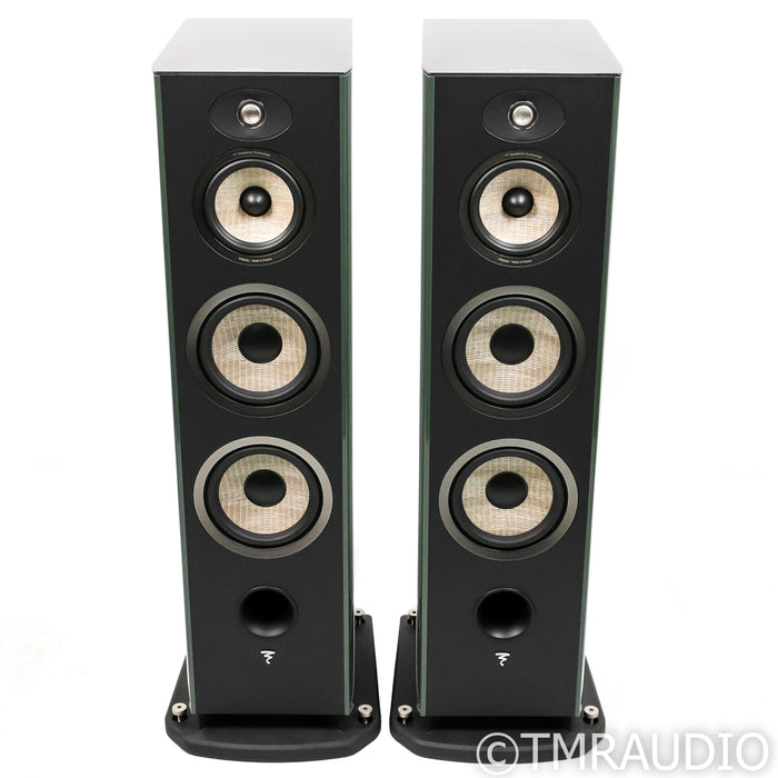 Focal Aria Evo X No. 4 Floorstanding Speakers; Moss Green High Gloss Pair (Used)