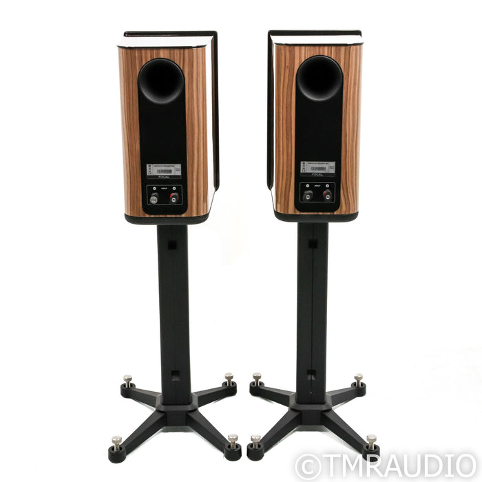 Focal Kanta No. 1 Bookshelf Speakers with Stands; Walnut HG Pair (Used)