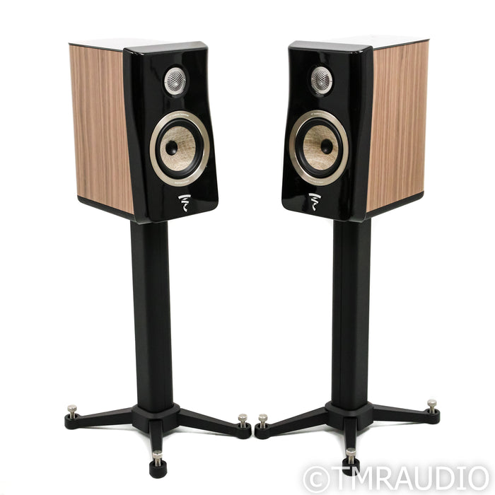 Focal Kanta No. 1 Bookshelf Speakers with Stands; Walnut HG Pair (Used)