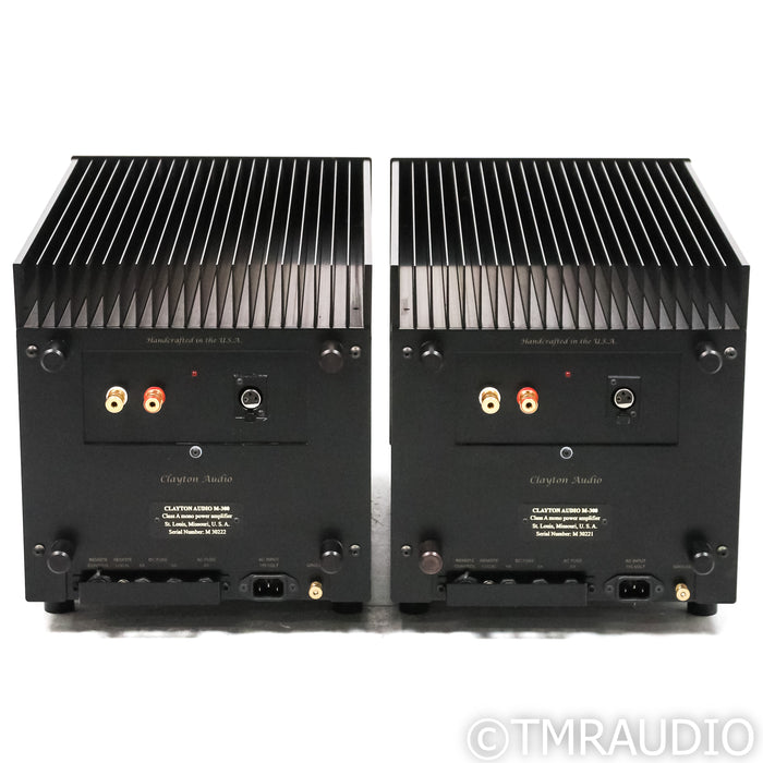 Clayton Audio M300 Monoblock Power Amplifiers; Pair