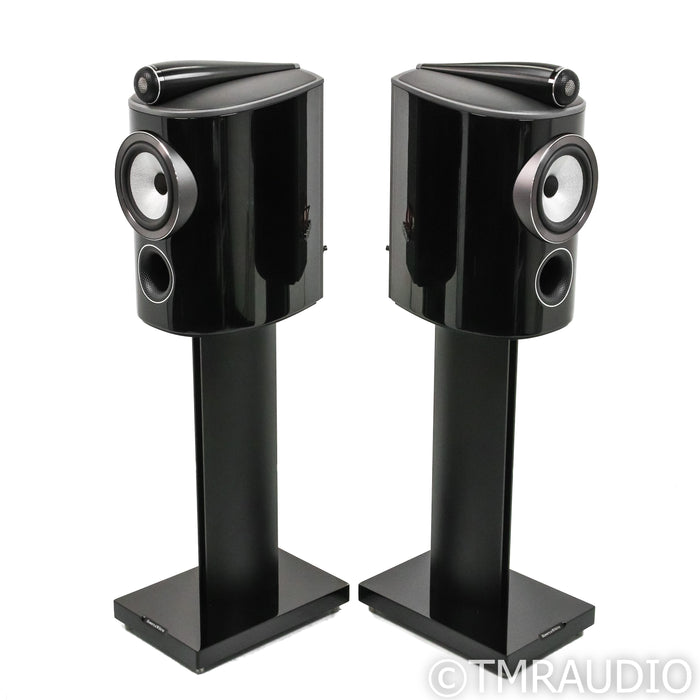 Bowers & Wilkins 805 D4 Bookshelf Speakers with Stands; Gloss Black Pair