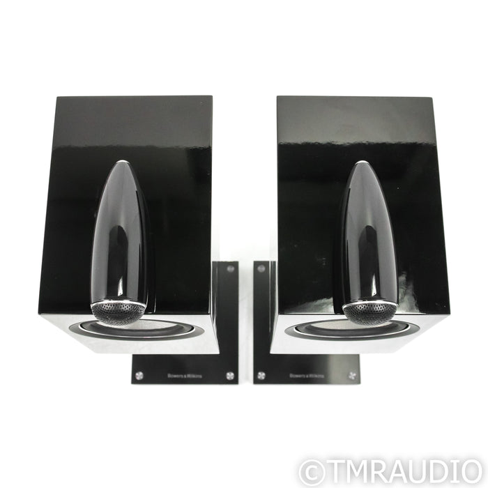 Bowers & Wilkins 705 S2 Bookshelf Speakers; Gloss Black Pair w/ Stands