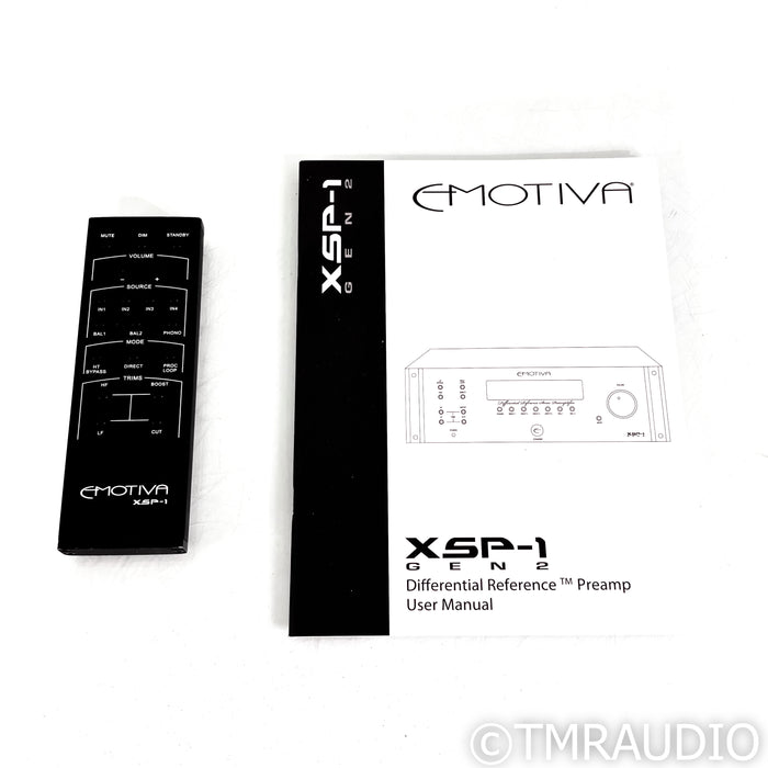 Emotiva XSP-1 Gen2 Stereo Preamplifier; MM / MC Phono
