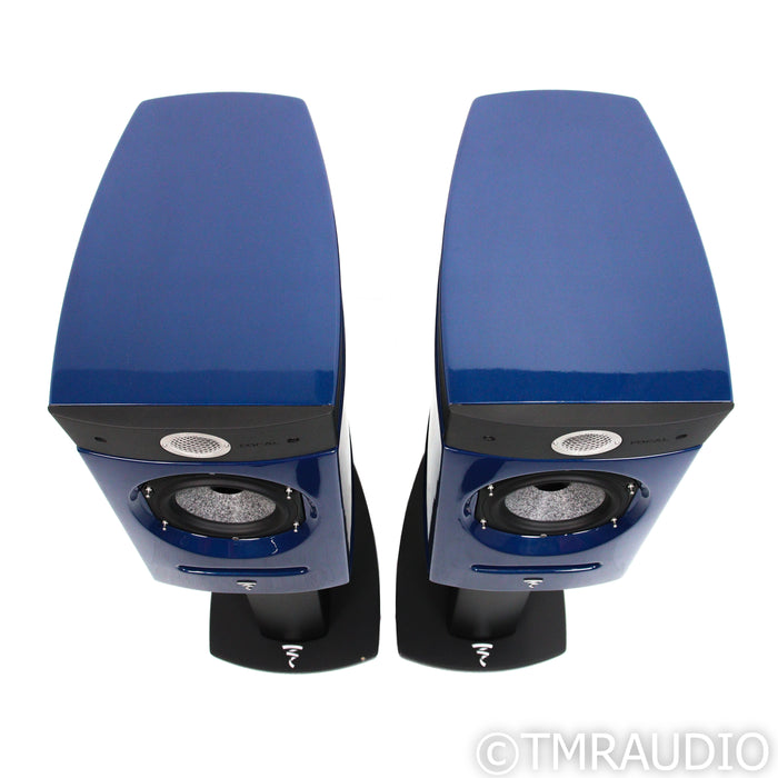 Focal Diablo Utopia Colour Evo Bookshelf Speakers; Stands; Evo Blue Pair (Used)