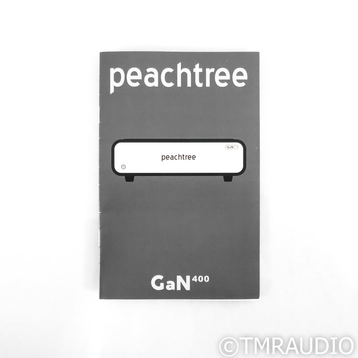 Peachtree Audio GaN400 Stereo Power Amplifier; Gloss Ebony Mocha