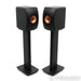 KEF LS50 Meta Bookshelf Speakers; LS-50; Black Pair w/ Stands