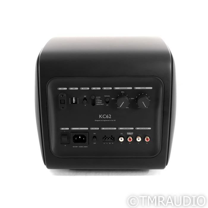 KEF KC62 Dual 6.5" Powered Subwoofer; Carbon Black