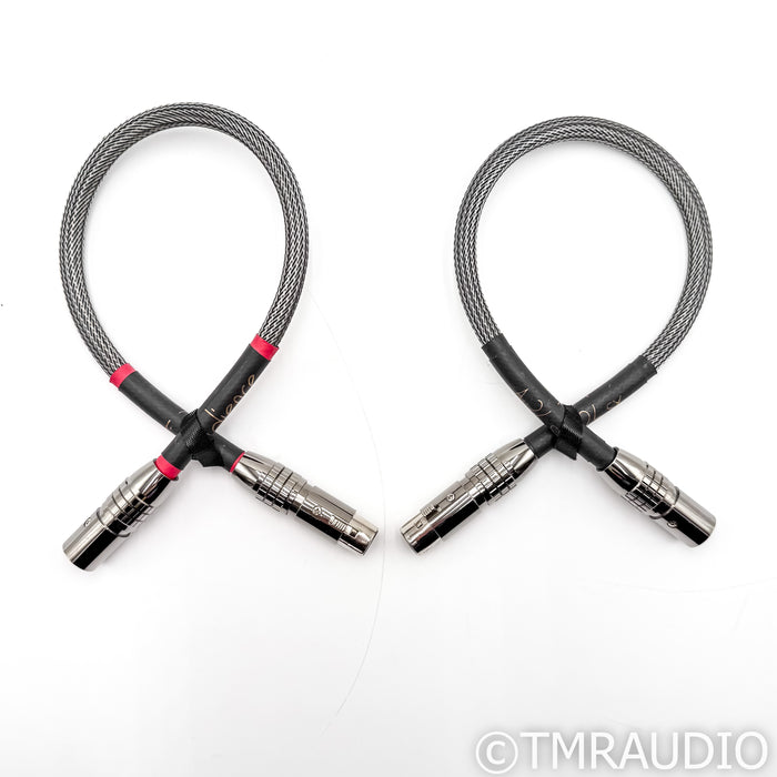 Audience Au24 SX XLR Cables; 0.5m Pair Balanced Interconnects