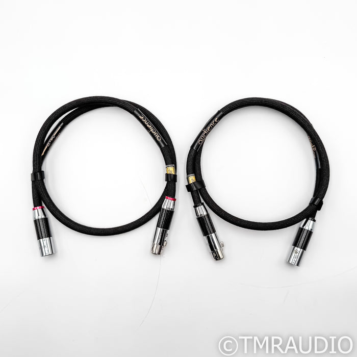Audience FrontRow XLR Cables; 1m Pair Balanced Interconnects