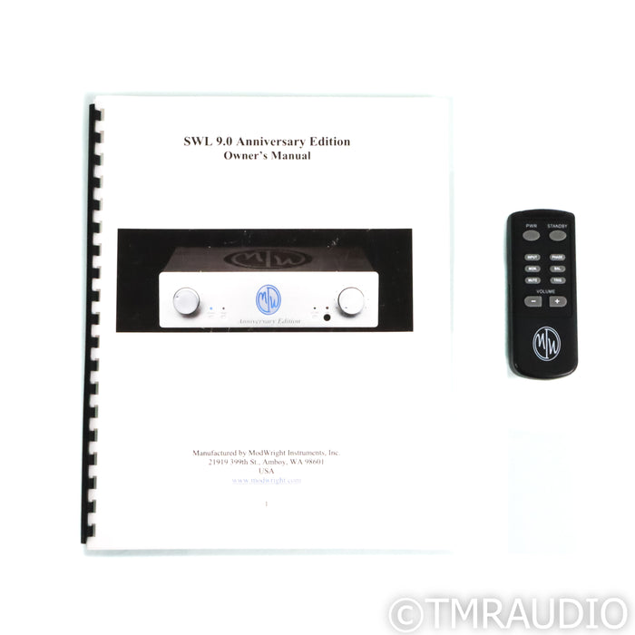 ModWright Instruments SWL 9.0 Anniversary Edition Stereo Tube Preamplifier