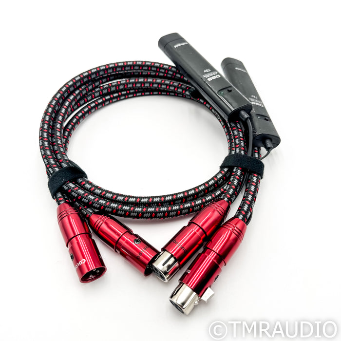 AudioQuest Colorado XLR Cables; 1m Pair 72v DBS Balanced Interconnects