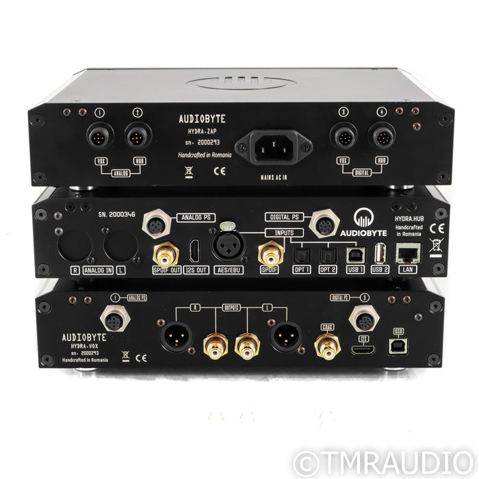 Audiobyte Hydra VOX DAC; w/ Hydra HUB Source Selector & Hydra ZAP Power Supply