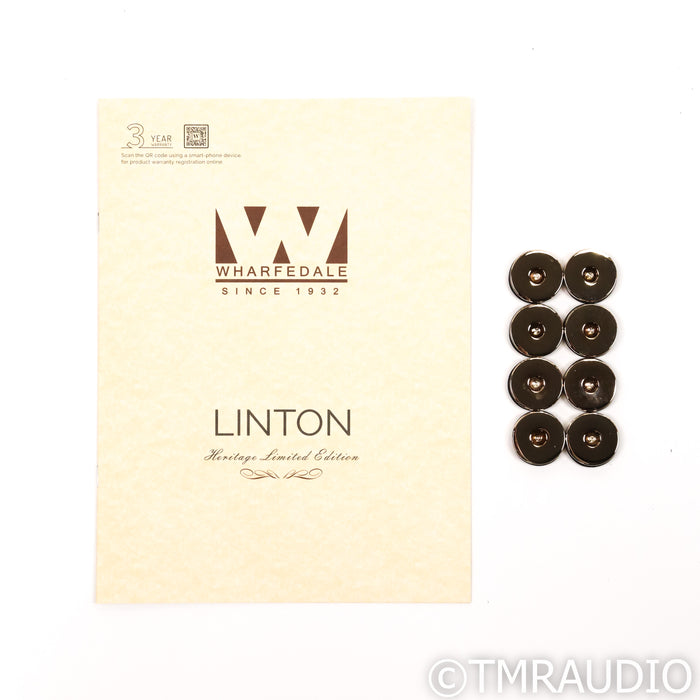 Wharfedale Linton 85th Anniversary Bookshelf Speakers; Walnut Pair