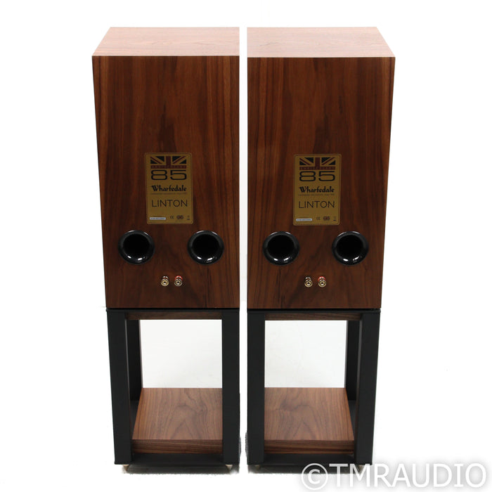 Wharfedale Linton 85th Anniversary Bookshelf Speakers; Walnut Pair