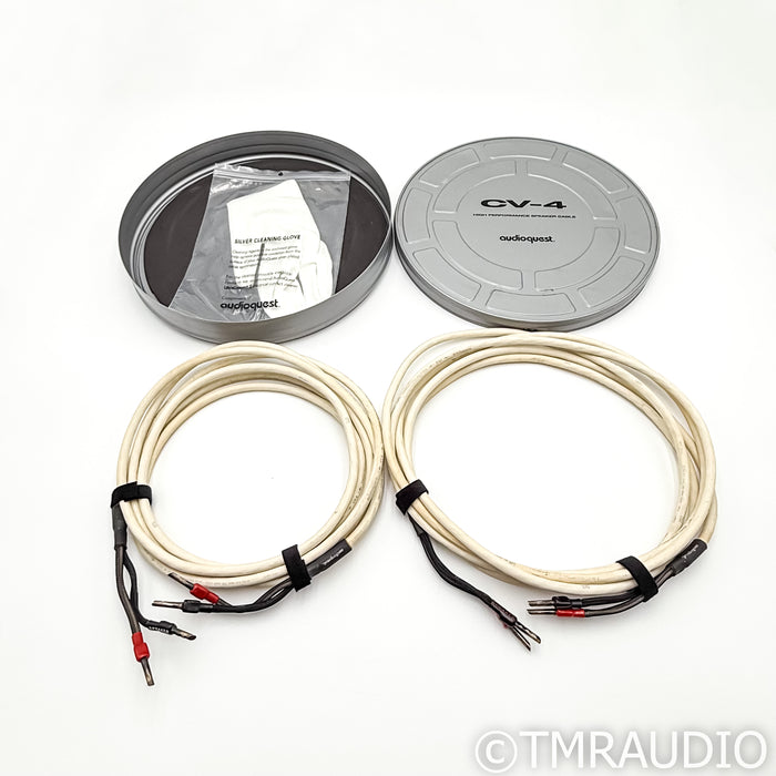 AudioQuest CV-4 Speaker Cables; 11.5ft Pair