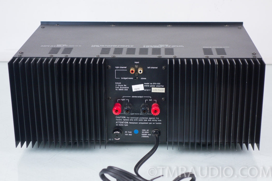 Adcom GFA-555 Stereo Power Amplifier