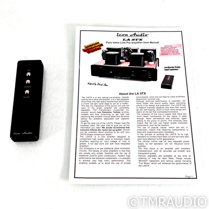 Icon Audio LA5 Stereo Tube Preamplifier
