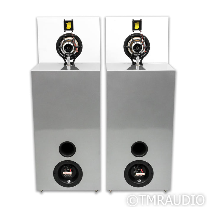 Qualio Audio IQ Floorstanding Speakers; Gray Pair