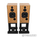 Harbeth Super HL5+ Bookshelf Speakers; Eucalyptus Pair w/ Sound Anchors Stands