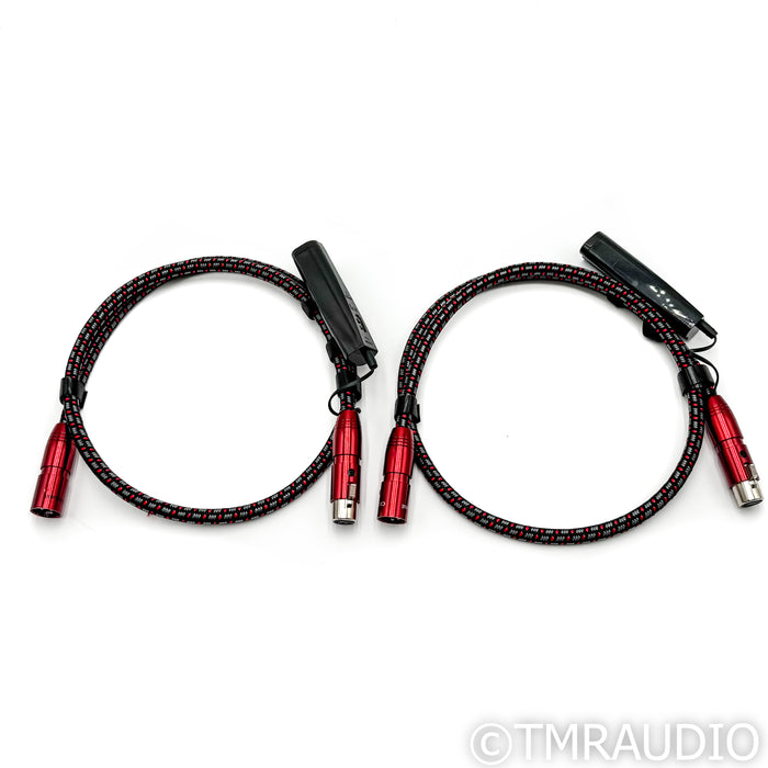 AudioQuest Colorado XLR Cables; 1m Pair Balanced Interconnects