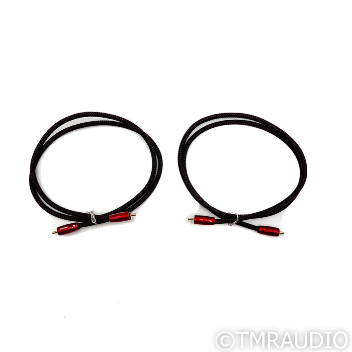 AudioQuest Red River RCA Cables; 1m Pair Interconnects