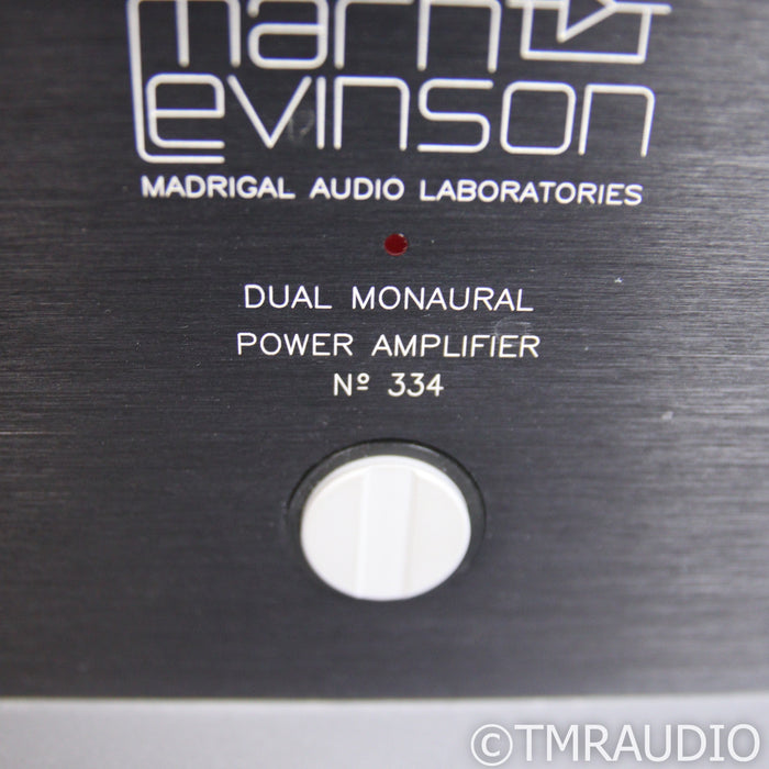 Mark Levinson No.334 Stereo Power Amplifier; Recently Serviced