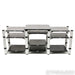 Solid Tech Hybrid Standard Nine Shelf Rack w/ Turntable Platform; Black