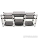 Solid Tech Hybrid Standard Nine Shelf Rack w/ Turntable Platform; Black