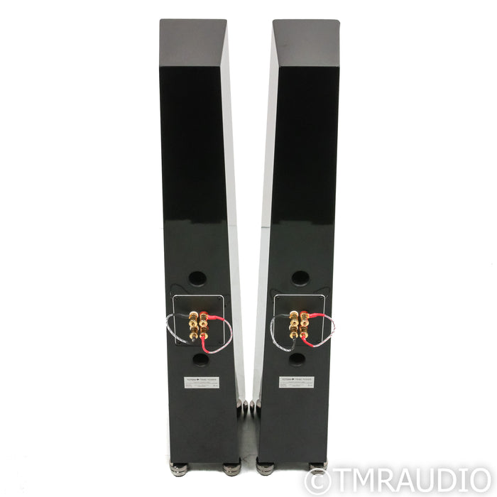 Totem Acoustic Tribe Tower Floorstanding Speakers; Gloss Black Pair w/ Gaia III