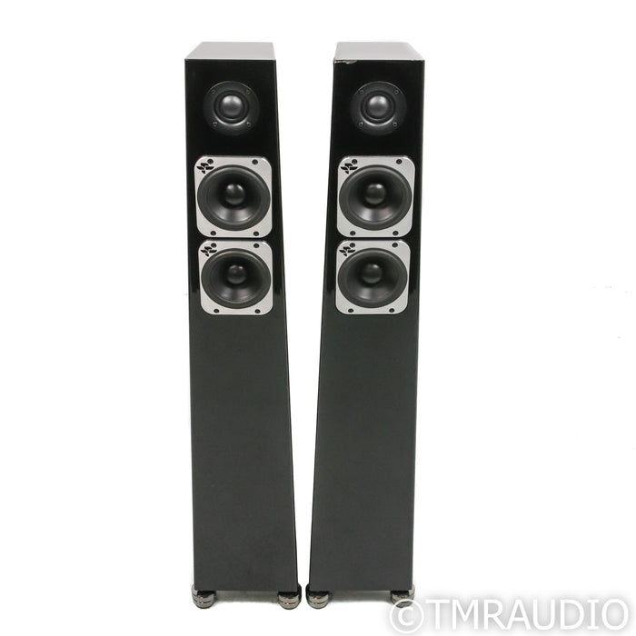 Totem Acoustic Tribe Tower Floorstanding Speakers; Gloss Black Pair w/ Gaia III