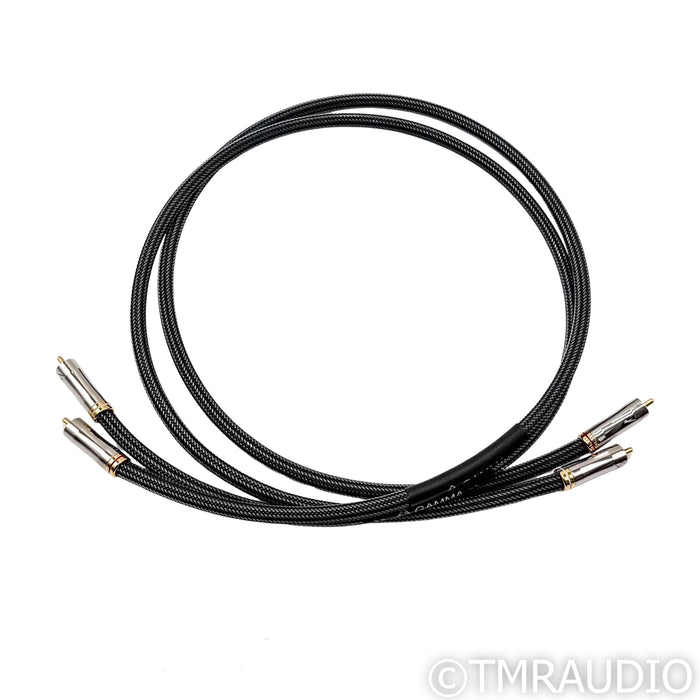 Shunyata Research Gamma RCA Cables; 1m Pair Interconnects