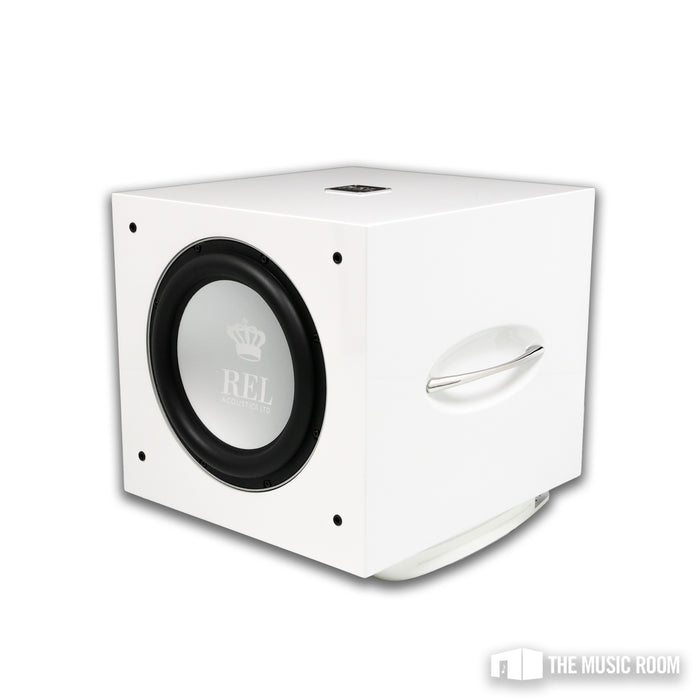REL Acoustics S/812 12" Powered Subwoofer; Piano White