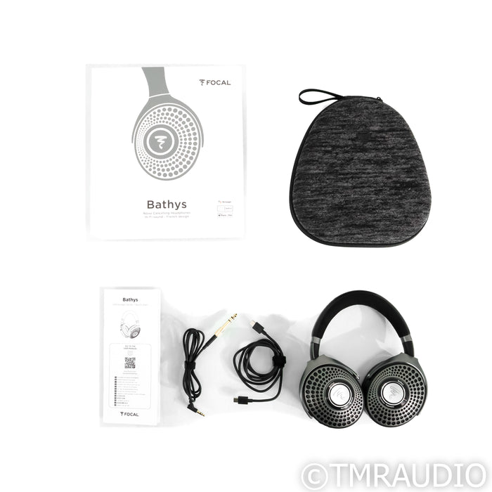 Focal Bathys Closed Back Wireless Headphones; Black Silver (Used)