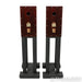 Totem Mani 2 Signature Bookshelf Speakers; Mahogany Pair w/ Sound Anchors Stands