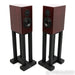 Totem Mani 2 Signature Bookshelf Speakers; Mahogany Pair w/ Sound Anchors Stands
