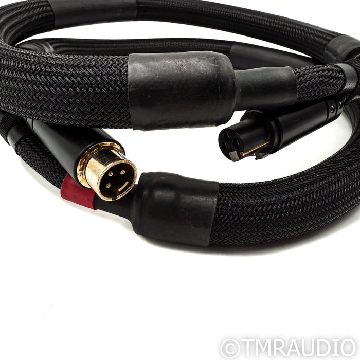 Cable Research Lab Gold XLR Cables; 1m Pair Balanced Interconnects