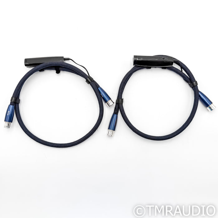 AudioQuest Water XLR Cables; 1m Pair Balanced Interconnects
