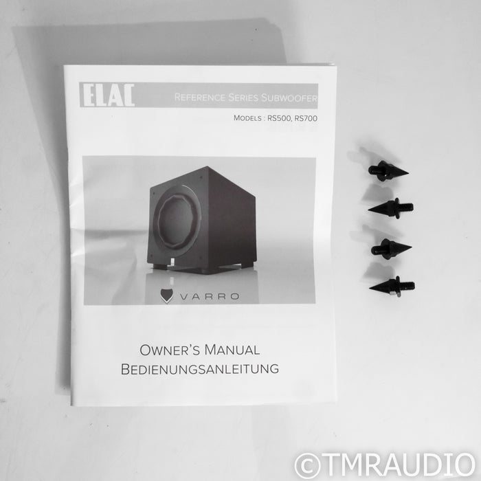 ELAC Varro RS500 10" Reference Powered Subwoofer; Black