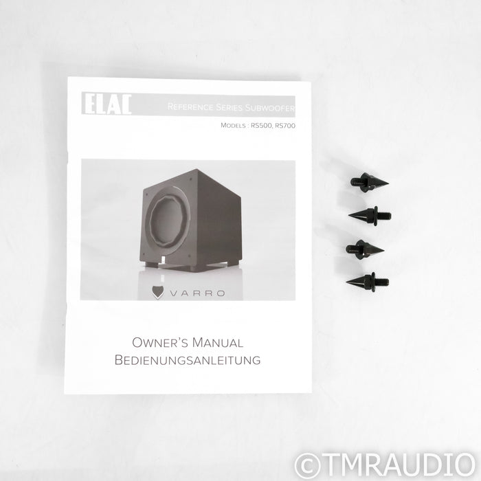 ELAC Varro RS500 10" Reference Powered Subwoofer; Black