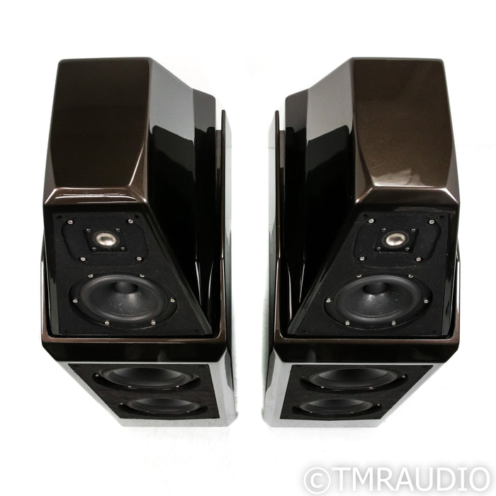 Wilson Audio Sasha W/P s1 Floorstanding Speakers; Macadamia Brown / Black Pair