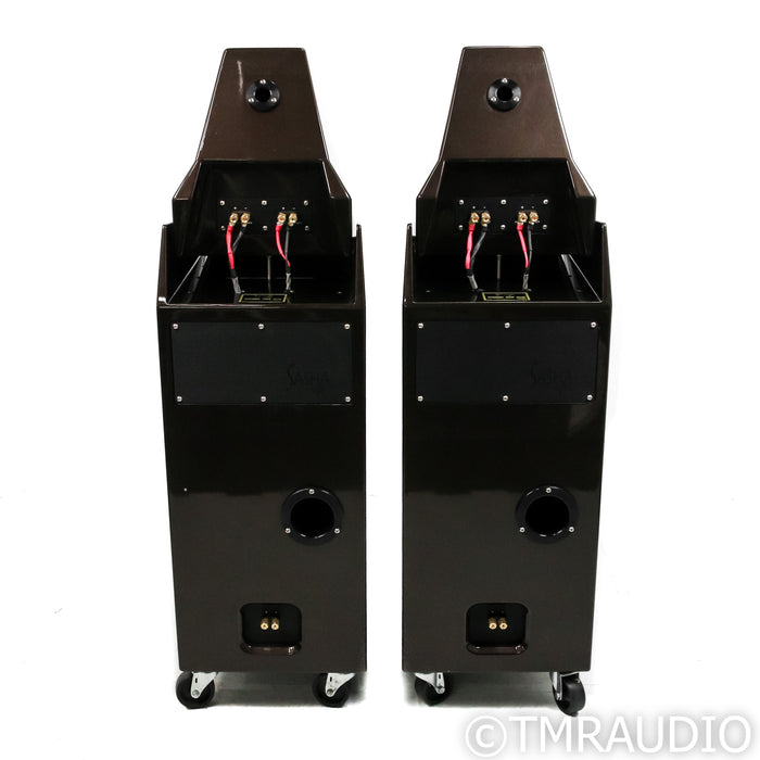 Wilson Audio Sasha W/P s1 Floorstanding Speakers; Macadamia Brown / Black Pair