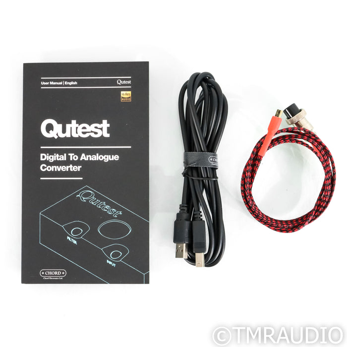 Chord Electronics Qutest DAC; D/A Converter with Linear Power Supply