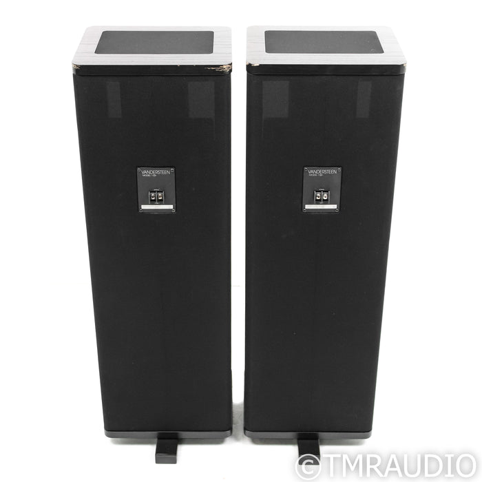 Vandersteen 1Ci+ Floorstanding Speakers; Black Pair w/ Sound Anchors Stands