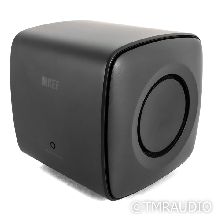 KEF KC62 Dual 6.5" Powered Subwoofer; Carbon Black; KW1 Wireless Adapter