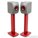 KEF LS50 Meta Bookshelf Speakers with Stands; Titanium Grey Pair